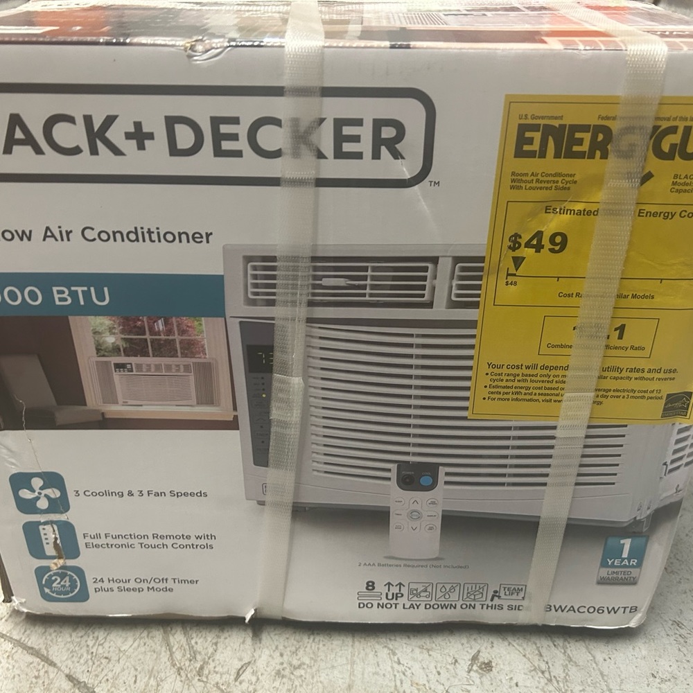 Brand new still in the box 6,000 BTU window air conditioner